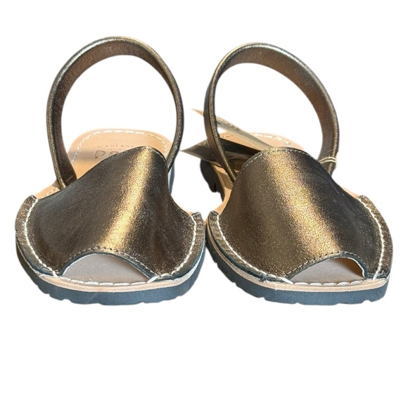 Pons Menorca Authentic Avarca Sandals Metallic Bronze Size 38 8 NIB - Picture 6 of 10